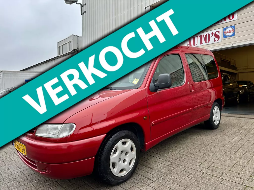 Citroen Berlingo 1.4i Multispace | NIEUWE RIEM | DUBBEL CABINE | APK